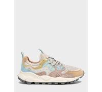 Sneakers Flower Mountain YAMANO in Lana Beige - Turchese