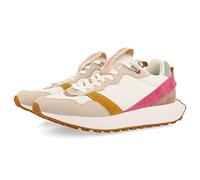 Sneakers fucsia d'ispirazione retrò con dettagli multicolore per donna chacao