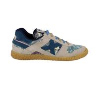SNEAKERS GOAL 1623 BEIGE BLU FLOWER