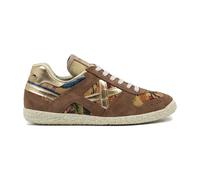 SNEAKERS GOAL 1633 BEIGE BROWN FLOWER