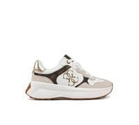 SNEAKERS Guess Donna FLPLUC PEL12 Col. BIANCO /MARRONE SCONTO -22%