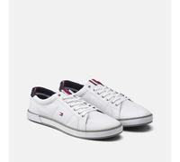 Tommy Hilfiger Canvas Lace Up Trainers Bianco EU 43 Uomo