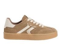 Sneakers in pelle con suola color miele Marrone 38
