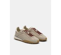 Sneakers in pelle e tessuto Bridge MKII Beige 36