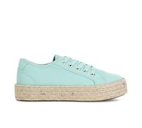 SNEAKERS IN TESSUTO CON FONDO CORDA