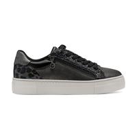 Sneakers Lace Up In Pelle Sintetica Argento Pewter Per Donna Tamaris