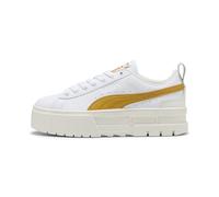 PUMA Sneakers Mayze Lux da Donna 38.5 White Archive Gold Yellow