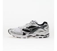 Mizuno - Scarpe lifestyle - S.L.Wave Rider 10 White/Silver/Black per Uomo in Pelle - Taglia 10 UK - Bianco