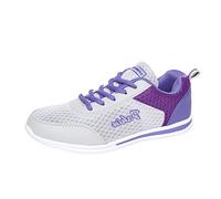 Sneakers ortopediche da donna in tessuto traspirante, scarpe da corsa in pizzo con plantare morbido, scarpe da ginnastica alla moda, casual, per attività all'aperto, Lilla, 38 EU