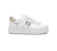 Nero Giardini E513022D Skipper Bianco Sneakers Sportive per Donna in Pelle Zeppa Bassa (Taglia 36)