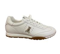 Sneakers Patrizia Pepe J363 Pelle Bianca Bassa Allacciata n39