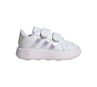adidas Grand Court 2.0 Shoes Kids, Scarpe da Tennis Unisex - Bambini e Ragazzi, Ftwr Bianco Quasi Rosa Nucleo Nero, 26 EU
