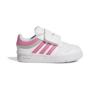 adidas Unisex - Bimbi 0-24 Hoops 4.0 Shoes, Ftwr White Pink Fusion Grey Two, 26 EU