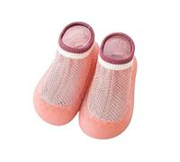 Sneakers per bambini e bambine con suola morbida, rete traspirante, per primi passi, ideali come scarpe primi passi, comode pantofole per neonati e bambini, adatte per tutte le stagioni, Colore: rosa