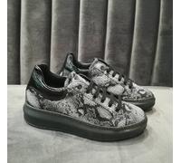 Sneakers platform 4,5cm Timely 1090 bianco/nero Made in Italy -20%