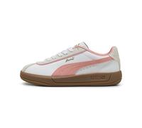 Sneakers PUMA Club Klassika da donna, Scarpe, Bianco/Rosa Fruit/Vapor Grigio, 40 40