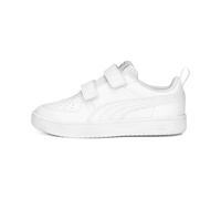 Sneakers PUMA Rickie V per bambini, Scarpe, Bianco/Cool Light Grigio, 27.5 27.5