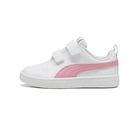 Sneakers PUMA Rickie V per bambini, Scarpe, Bianco/Rosascape/Lilac Crush, 34.5 34.5