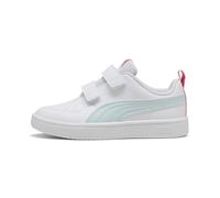 Sneakers PUMA Rickie V per bambini, Scarpe, Bianco/Sea Glass/Rosascape, 34.5 34.5