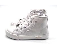sneakers scarpe donna CULT YOUNG Disco 0049 Mid J Canvas White