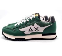 SNEAKERS SCARPE UOMO SUN68 MODELLO Z44121 NIKI SOLID VERDE SCURO