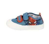 Sneakers Spiderman per Bambini - Blu e Rosso - Taglia 31 - Chiusura con Velcro - Scarpe da Ginnastica in Tela con Suola in TPR - Chiusura Posteriore - Prodotto Originale Disegnato in Spagna
