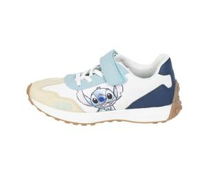 Sneakers Stitch per Bambini - Bianco e Blu - Taglia 37 - Chiusura con Velcro e Lacci - Scarpe da Ginnastica con Suola in TPR - Prodotto Originale Disegnato in Spagna