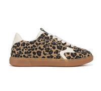 Sneakers Tastic Da Donna Marrone Leopardo Lace-Up Casual Vegan