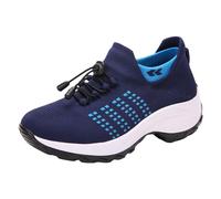 Sneakers Traspiranti da Donna alla Moda Lightweight Elastic Estive Comode Scarpe Passeggio Traspirante e Confortevole per Il Tempo Libero Corsa Palestra