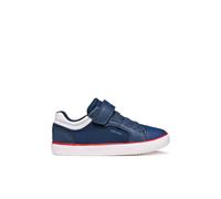Geox J GISLI Boy A Sneaker, Navy/White, 31 EU
