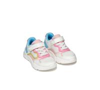 Geox J Loftus Girl B Sneaker, Bianco/Rosa, 39 EU