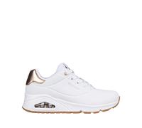 Skechers Sneakers Uno Golden Air 177094/WHT Bianco dorato donna 36
