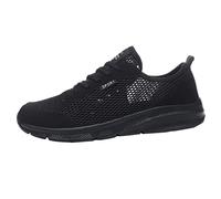 Sneakers Uomo Ete Comfort in Maglia Basket Uomo Running Sneakers e Scarpe Sportive Legere Calzature Ortopediche Calzettoni Scarpe di Sicurezza Escursionismo Passeggiata Basket Basket, 01 Nero, 44 EU