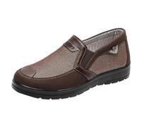 Sneakers Uomo Orthofit Unisex Scarpe Con Aumento Non-Slip Traspirante Tinta unita Scarpe Ortopediche Comode Scarpe da Fitness Classiche Scarpe da Walking, caffè, 40 EU