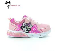 SNEAKERS VELCRO CON LUCI MINNIE BAMBINA 24-31 DISNEY cod. D3010718S