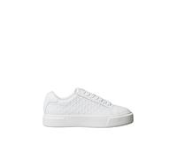 Calvin Klein, ,Shoes ,Donna ,Bianco ,38 EU Sneakers Bianche con Motivo NYC Grid