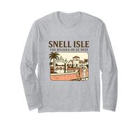 Snell Isola San Pietroburgo Florida Retro Vintage Maglia a Manica