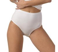 SNELLY 6 Slip Maxi Culotte Donna Cotone Elasticizzato Art. 396 (8, Bianco)