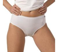 SNELLY Midi Donna Basic Mutande a Vita Media Cotone Elasticizzato E395 Aderisce alla Pelle, Intimo Pratico e Comodo, Sensazione Pulito e Benessere (n°4 (Taglia M), 6 Slip Bianchi)