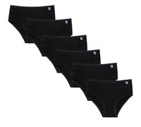 SNELLY Midi Donna Mutande a Vita Alta con Pizzo da 6-9-12 Slip Bianco o Nero in Cotone Elasticizzato di qualità E472 Taglie S M L XL Intimo di Marca Sexy e Comodo per Il Benessere di Tutto Il Giorno