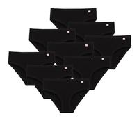 SNELLY Midi Donna Mutande a Vita Media Pacco da 6-9-12 Slip Bianco o Nero con Fascia in Vita e Girogamba Morbido Cotone e Modal di qualità M1795 Intimo di Marca Pratico Comodo per Pulito e Benessere