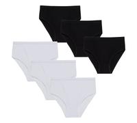 SNELLY Midi Slip Contenitivo Donna Mutande a Vita Alta Pacco da 6-9-12 Cotone Elasticizzato con Elastico qualità V135 Intimo di Marca Pratico Comodo scolpisce Pancia e Glutei Senza costringere