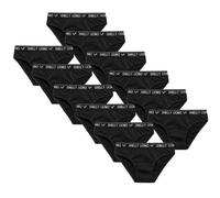 SNELLY Mutande Uomo Slip in Cotone Elasticizzato Pacco da 6-9-12 Pezzi Slip Bianco o Nero o 6-12 Slip Colori Assortiti (Nero, Blu, Grigio) con Elastico Esterno U111E Intimo Pratico Comodo e di Marca