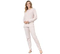 SNELLY Pigiama Donna Lungo Serafino 100% Caldo Cotone Invernale,CL500
