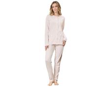 SNELLY Pigiama Donna Lungo Serafino 100% Caldo Cotone Invernale,CL501