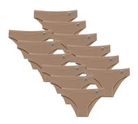 SNELLY Slip Donna Mutande a Vita Bassa Pacco da 6-9-12 Slip Bianco Nero o Pelle in Morbido Cotone Elasticizzato di qualità E97 Intimo di Marca Pratico Comodo per Pulito e Benessere Tutto Il Giorno