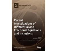 Snezhana Hristo Recent Investigations of Differential and Fra (Copertina rigida)