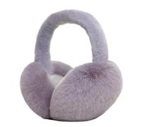 SNGUOQ 1 paio di paraorecchie in morbido peluche, invernali, calde, in tinta unita, for proteggere le orecchie dal freddo, pieghevoli Per Lo Sci, Il Ciclismo(Grey)