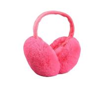 SNGUOQ 1 paio di paraorecchie in pelliccia for scaldaorecchie in peluche, resistenti e caldi, for esterni Per Lo Sci, Il Ciclismo(Rose Red)