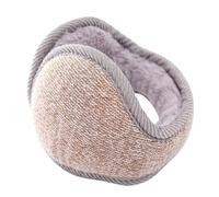 SNGUOQ 1 paio di paraorecchie in pile invernale, caldi e pieghevoli, for donne uomini Per Lo Sci, Il Ciclismo(Khaki White)